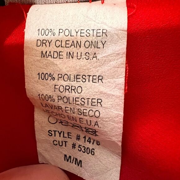 Vintage Bardelli Beverly Hills Red Halter Evening Gown M Made in USA Glamour - Picture 7 of 13